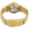 Seiko 5 Sports Gold Tone Stainless Steel Gold Dial 21 Jewels Automatic SNZ450J1 100M Mens Watch