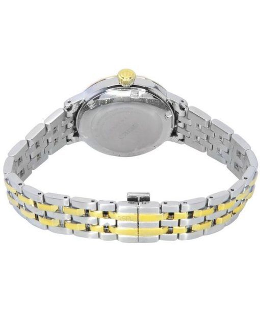 Seiko Presage Cocktail Time White Lady Diamond Accents Gold Dial Automatic SRE010J1 Womens Watch