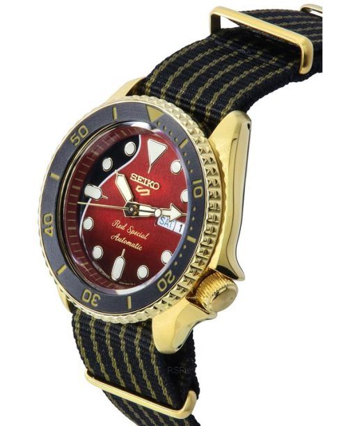 Seiko 5 Sports Brian May Red Special Limited Edition Nylon Strap Automatic SRPH80J1 100M Men's Watch