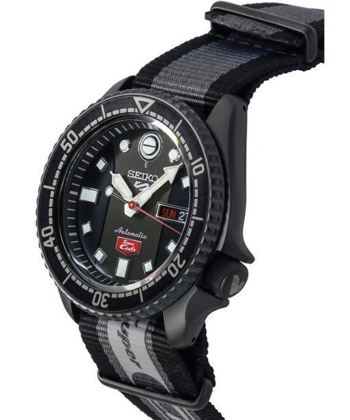 Seiko 5 Sports Honda Super Cub Limited Edition Black And Grey Dial Automatic SRPJ75K1 100M Mens Watch
