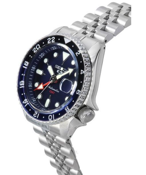 Seiko 5 Sports Stainless Steel Blue Dial Automatic SSK003J1 100M Men's Watch
