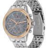 Tommy Hilfiger Ari Crystal Accents Multifunction Grey Dial Quartz 1781976 Womens Watch