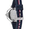 Tommy Hilfiger Navy Silicone Strap Blue Dial Quartz 1782154 Womens Watch