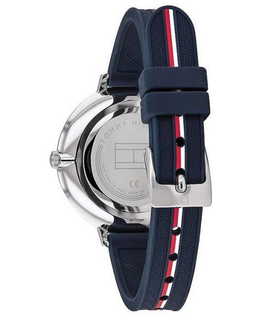 Tommy Hilfiger Navy Silicone Strap Blue Dial Quartz 1782154 Womens Watch