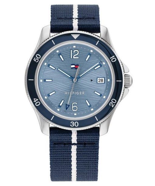 Tommy Hilfiger Brooke Nylon Strap Blue Dial Quartz 1782511 Womens Watch