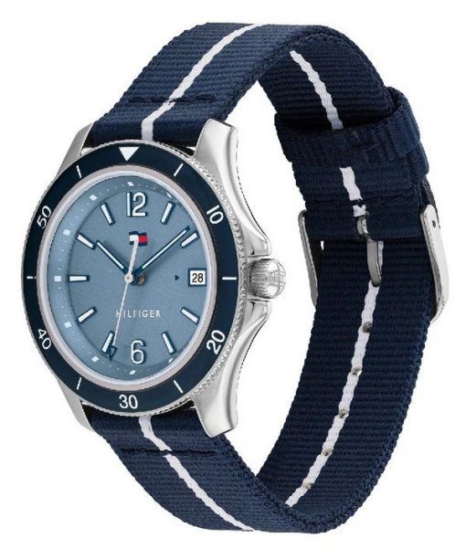 Tommy Hilfiger Brooke Nylon Strap Blue Dial Quartz 1782511 Womens Watch