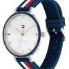Tommy Hilfiger Florence Multicolor Silicone Strap White Dial Quartz 1782584 Womens Watch