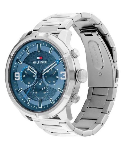 Tommy Hilfiger Link Bracelet Multifunction Blue Dial Quartz 1792077 Mens Watch