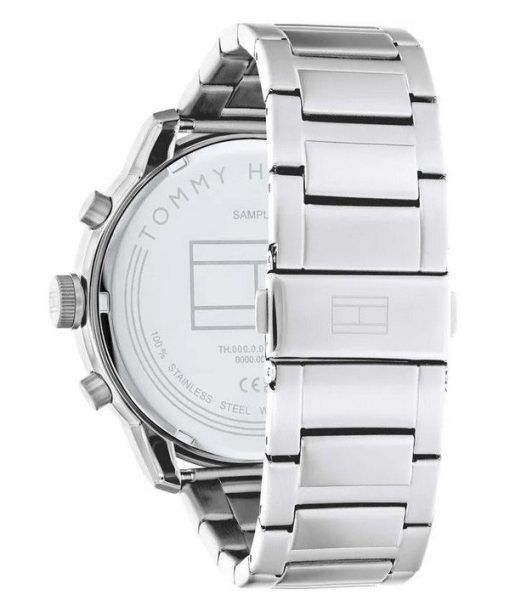Tommy Hilfiger Link Bracelet Multifunction Blue Dial Quartz 1792077 Mens Watch