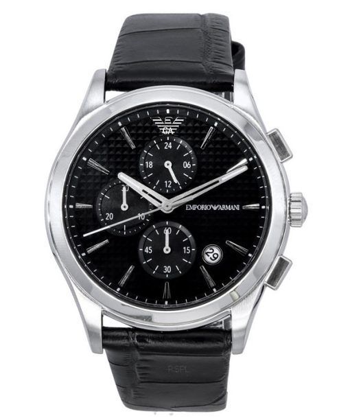 Emporio Armani Paolo Chronograph Black Dial Quartz AR11530 Mens Watch