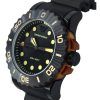 Emporio Armani Aqua Black Polyurethane Strap Black Dial Quartz Divers AR11539 200M Mens Watch