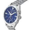 Emporio Armani Claudio Stainless Steel Chronograph Blue Dial Quartz AR11541 Mens Watch