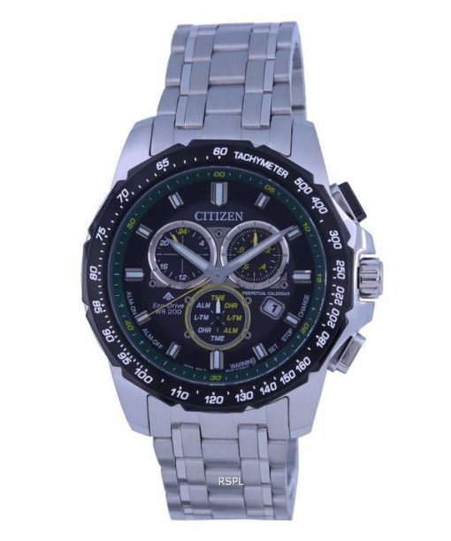 Citizen Promaster MX Chronograph Black Dial Eco-Drive BL5578-51E 200M Men's Watch