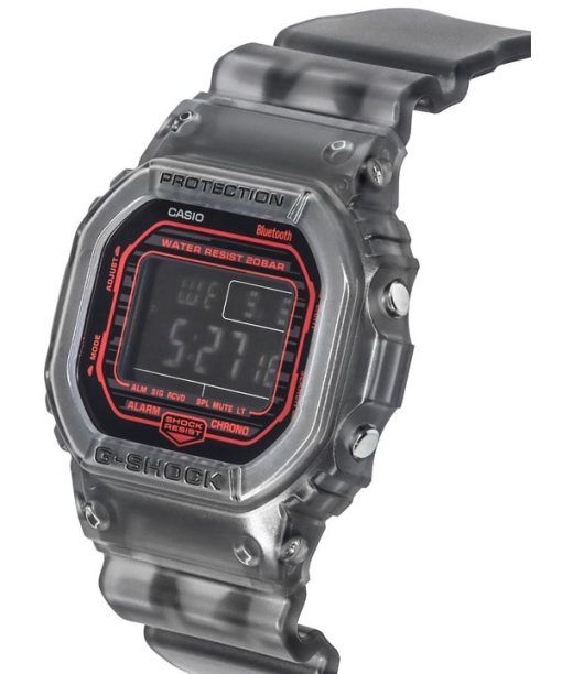 Casio G-Shock Mobile Link Digital Resin Strap Quartz DW-B5600G-1 200M Mens Watch