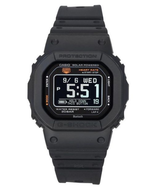 Casio G-Shock Move Mobile Link Digital Resin Strap Solar DW-H5600-1 200M Mens Watch