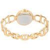 Fossil Carlie Rose Gold Tone Stainless Steel Silver Dial Quartz ES5273 Womens Watch