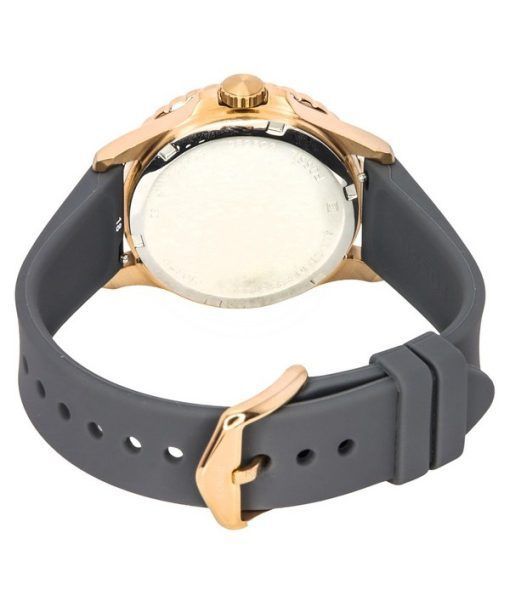 Fossil FB-01 Silicone Strap Grey Dial Quartz ES5293 100M Womens Watch