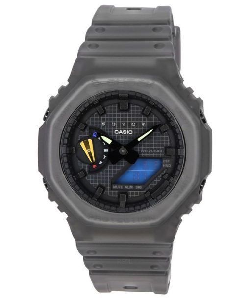 Casio G-Shock FUTUR Collaboration Analog Digital Skeleton Grey Quartz GA-2100FT-8A GA2100FT-8 200M Mens Watch