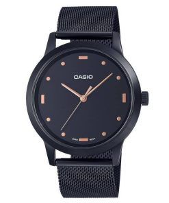 Casio Analog Black Dial Stainless Steel MTP-2022VB-1C MTP2022VB-1C Men's Watch