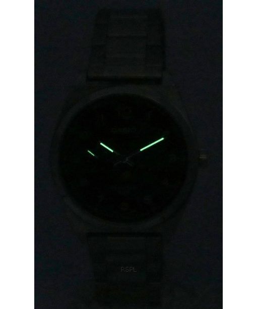 Casio Standard Analog Stainless Steel Moon Phase Red Dial Quartz MTP-M300D-4A MTPM300D-4 Mens Watch