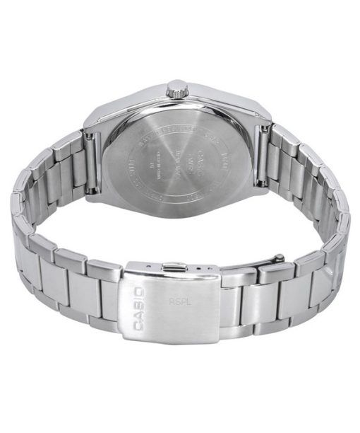 Casio Standard Analog Stainless Steel Moon Phase Red Dial Quartz MTP-M300D-4A MTPM300D-4 Mens Watch