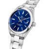 Philip Watch Caribe Urban Stainless Steel Blue Sunray Dial Quartz R8253597644 100M Mens Watch