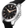 Philip Watch Amalfi Chronograph Leather Strap Black Dial Quartz R8271618002 100M Mens Watch