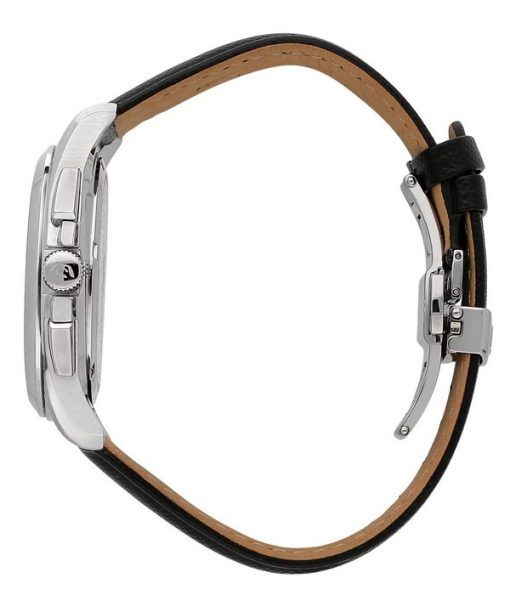 Philip Watch Amalfi Chronograph Leather Strap Black Dial Quartz R8271618002 100M Mens Watch