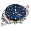 Philip Watch Blaze Chronograph Stainless Steel Blue Dial Quartz R8273995006 100M Mens Watch