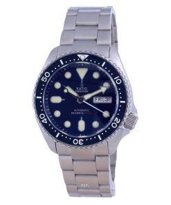 Ratio FreeDiver Blue Dial Sapphire Crystal Stainless Steel Automatic RTA102 200M Men's Watch