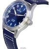 Ratio Skysurfer Pilot Blue Sunray Dial Leather Automatic RTS302 200M Mens Watch