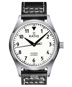 Ratio Skysurfer Pilot Full Luminous Dial Leather Automatic RTS307 200M Mens Watch