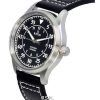 Ratio Skysurfer Pilot Black Sunray Dial Leather Automatic RTS321 200M Mens Watch