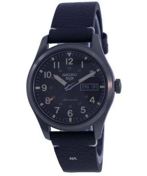Seiko 5 Sports Field Collection Brown Dial Leather Strap Automatic SRPG41 SRPG41K1 SRPG41K 100M Men's Watch