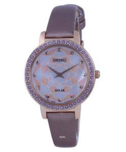 Seiko Discover More Leather Strap Solar SUP456 SUP456P1 SUP456P Women's Watch