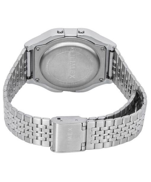 Timex T80 Digital Stainless Steel Bracelet Quartz TW2R79300 Unisex Watch