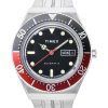Timex Q-Series M79 Stainless Steel Black Dial Automatic TW2U83400 Mens Watch