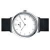 Westar Profile Leather Strap White Dial Quartz 50217STN101 Men's Watch