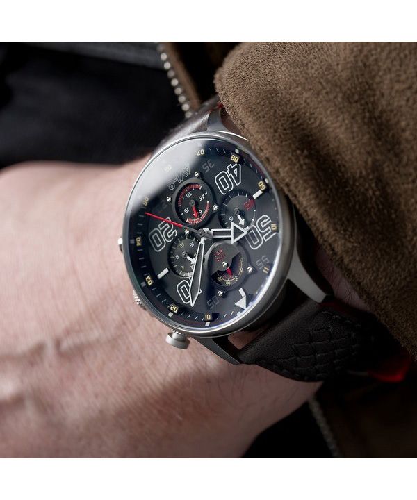 AVI-8 Hawker Typhoon Rb396 Sheila Chronograph Limited Edition Black Dial Quartz AV-4093-05 Men's Watch