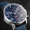 AVI-8 Hawker Typhoon Rb396 Sheila Chronograph Limited Edition Volkel Blue Dial Quartz AV-4093-07 Men's Watch