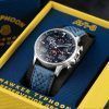 AVI-8 Hawker Typhoon Rb396 Sheila Chronograph Limited Edition Volkel Blue Dial Quartz AV-4093-07 Men's Watch