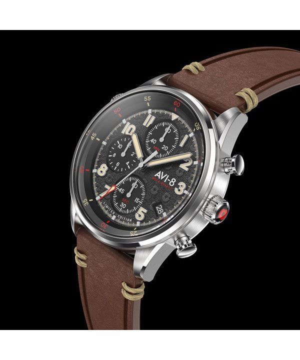 AVI-8 Flyboy Royal British Legion Tri-Service Chronograph Limited Edition High Wycombe Quartz AV-4102-RBL-01 Men's Watch With Ex