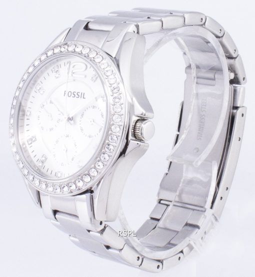 Fossil Riley Multifunction Crystal Dial ES3202 Womens Watch