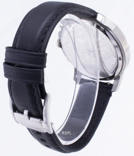 Fossil Grant Chronograph Black Leather Strap FS4812 Mens Watch