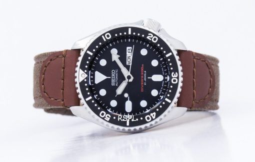 Seiko Automatic Diver's Canvas Strap SKX007J1-NS1 200M Mens Watch