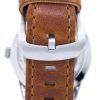 Seiko 5 Sports Military Automatic Japan Made Ratio Brown Leather SNZG07J1-LS9 Men's Watch