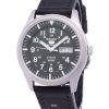 Seiko 5 Sports Automatic Japan Made Ratio Black Leather SNZG09J1-LS8 Men's Watch
