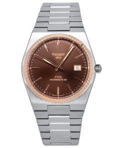 Tissot T-Gold PRX Powermatic 80 Stainless Steel And 18K Gold Bezel Automatic T931.407.41.291.00 100M Mens Watch