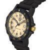 Luminox Sea Turtle Giant Plastic Strap Gold Dial Quartz XS.0325.GP 100M Men's Watch