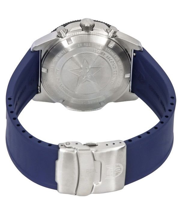 Luminox Pacific Diver Chronograph Navy Rubber Strap Black Dial Quartz Diver's XS.3143 200M Men's Watch